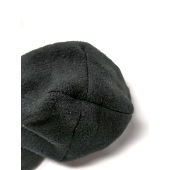 Sock Monkey Knit Beanie Hat Cap Button Eyes 100% Acrylic Gray White - Picture 10 of 10